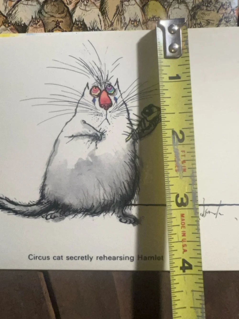 Lot 4 Vintage Ronald Searle Art Postcards By Camden Graphics 1980s Unused
